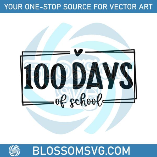 retro-happy-100-days-of-school-svg
