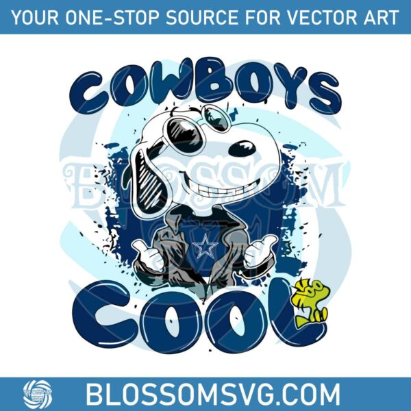 Cowboys Cools Snoopy Dallas Football Svg Digital Download