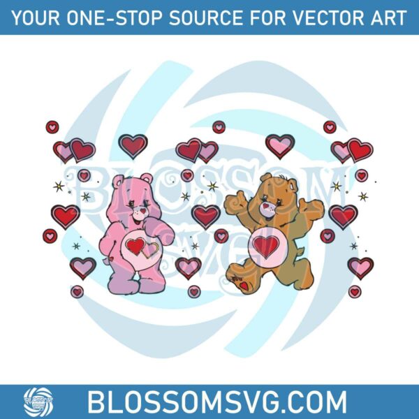 Valentine Cute Bears Love Valentine SVG