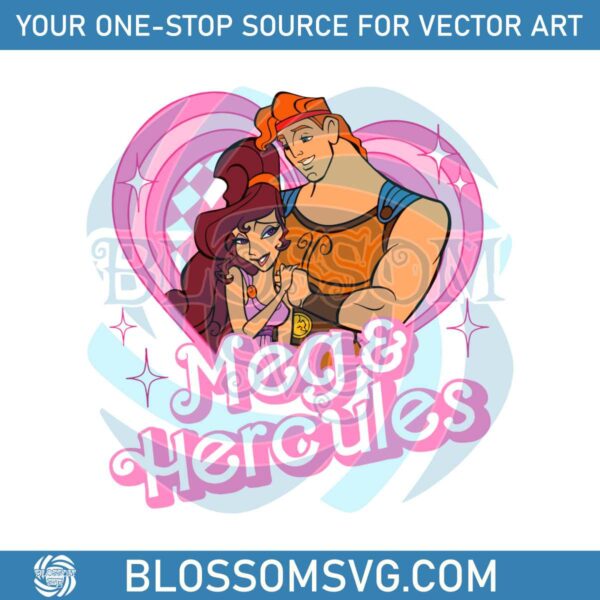 Meg Snd Hercules Valentine Couple SVG