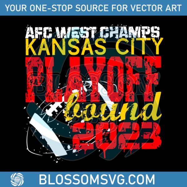 afc-west-champs-kansas-city-play-off-bound-svg