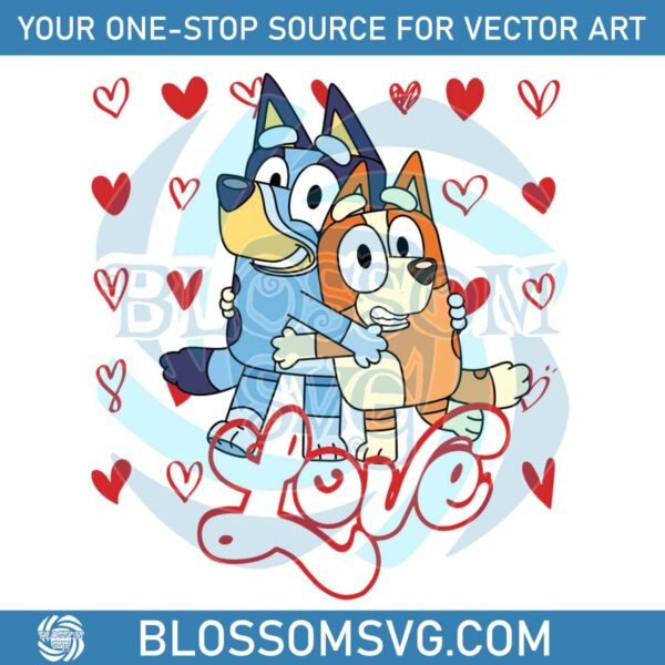 love-bluey-and-bingo-valentine-svg