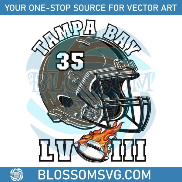 super-bowl-lviii-tampa-bay-football-helmet-svg