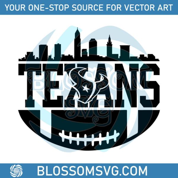 houston-texans-football-skyline-svg-digital-download
