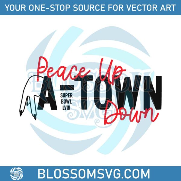 peace-up-a-town-down-super-bowl-lviii-svg