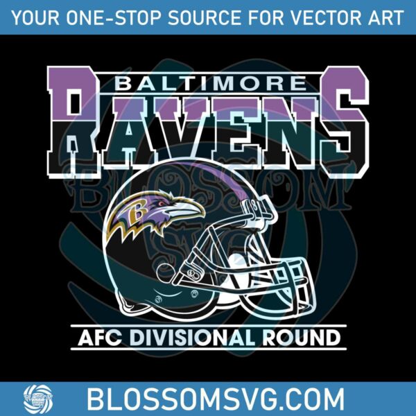 afc-divisional-round-baltimore-ravens-helmet-svg