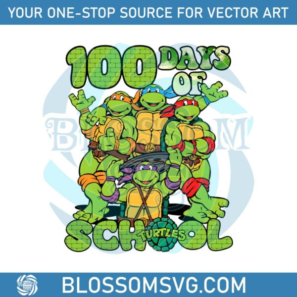ninja-turtles-100-days-of-school-png