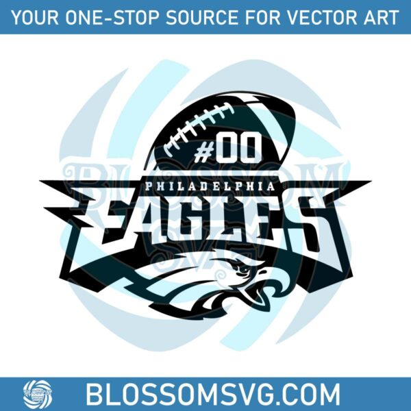 Philadelphia Eagles Logo Football Svg Digital Download