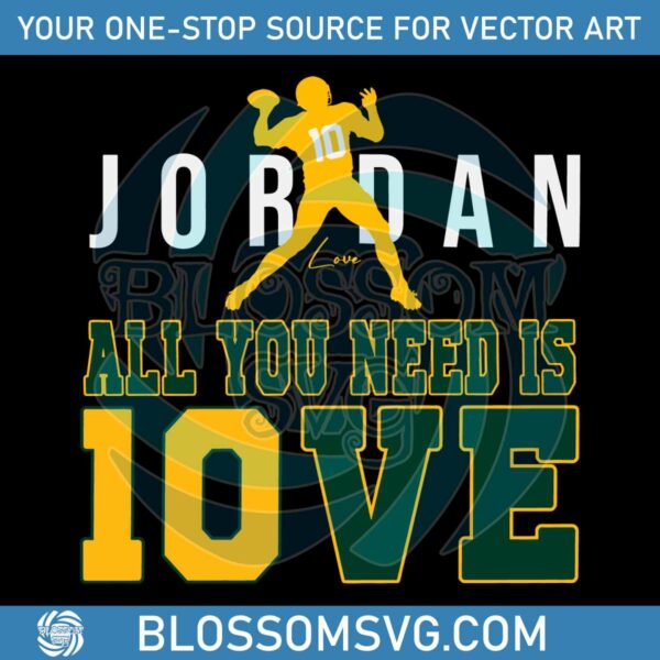 Jordan All You Need Is Love SVG