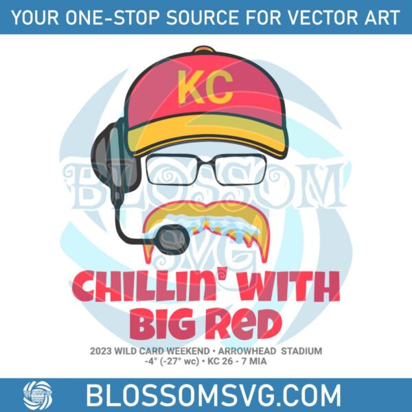 chillin-with-big-red-wild-card-weekend-svg