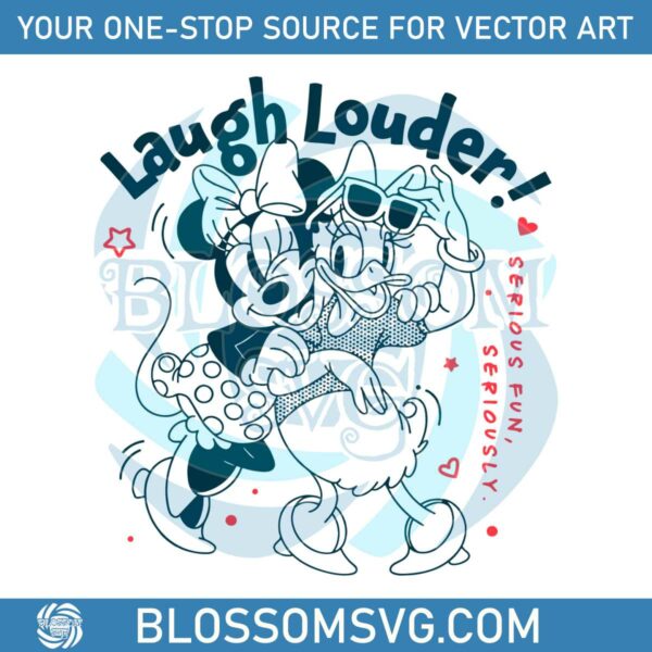 daisy-and-donald-laugh-louder-svg
