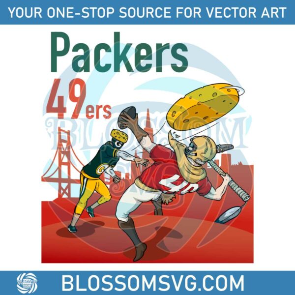 Green Bay Packers And San Francisco 49ers Meme SVG