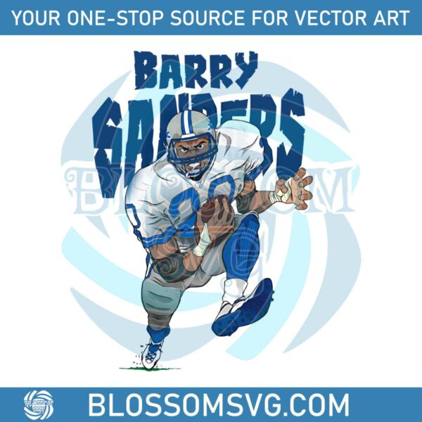 barry-sanders-detroit-football-player-png