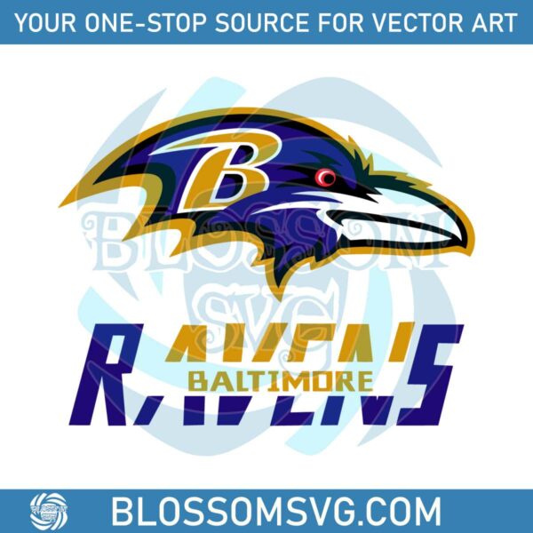 Baltimore Ravens Logo Team SVG