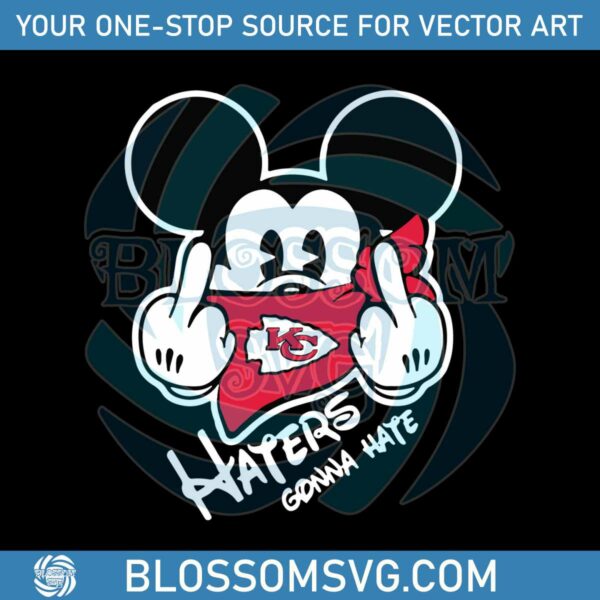 Haters Gonna Hate Kansas City Mickey SVG