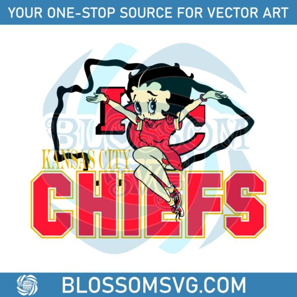 Kansas City Chiefs Mascot Girl SVG