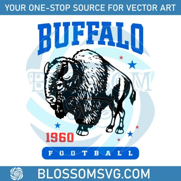 buffalo-bills-football-1960-nfl-svg-digital-download
