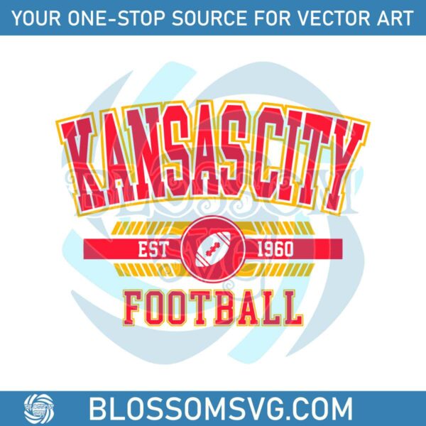 Kansas City Football Svg Cricut Digital Download