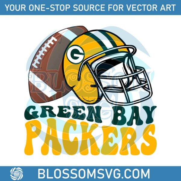 Green Bay Packers Helmet Football Svg Digital Download
