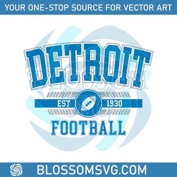 Detroit Football Svg Cricut Digital Download
