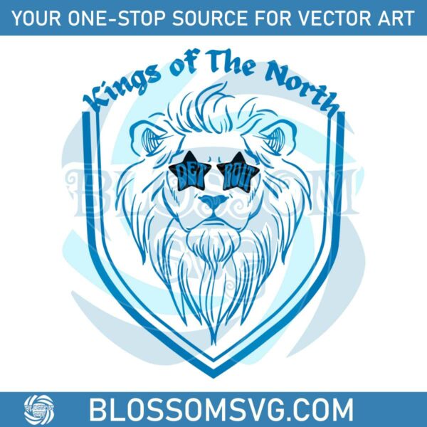Detroit Lions King Of The North NFL Team Svg Download