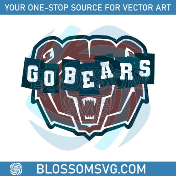 Retro Missouri State Bear Face SVG