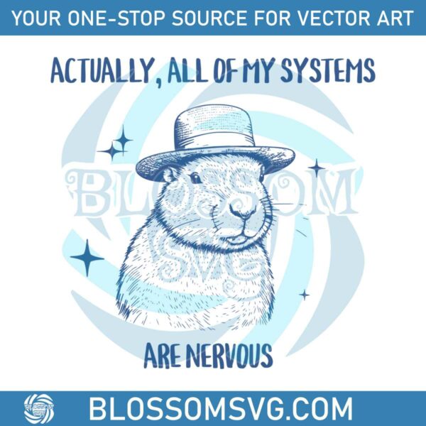 All Of My Systems Are Nervous SVG