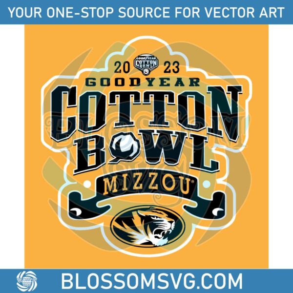 Cotton Bowl 2023 Mizzou Football SVG