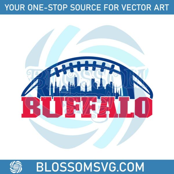 Buffalo Football Skyline Svg Digital Download