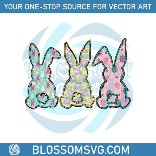 cute-floral-bunny-easter-happy-easter-day-svg