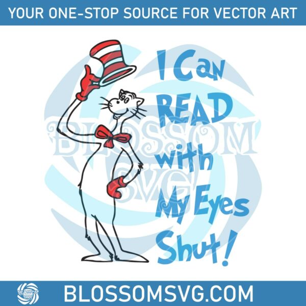 i-can-read-with-my-eyes-shut-svg
