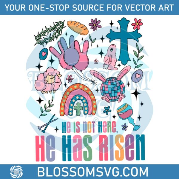 he-is-not-here-he-not-risen-svg