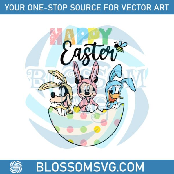 mickey-donald-goofy-happy-easter-day-svg
