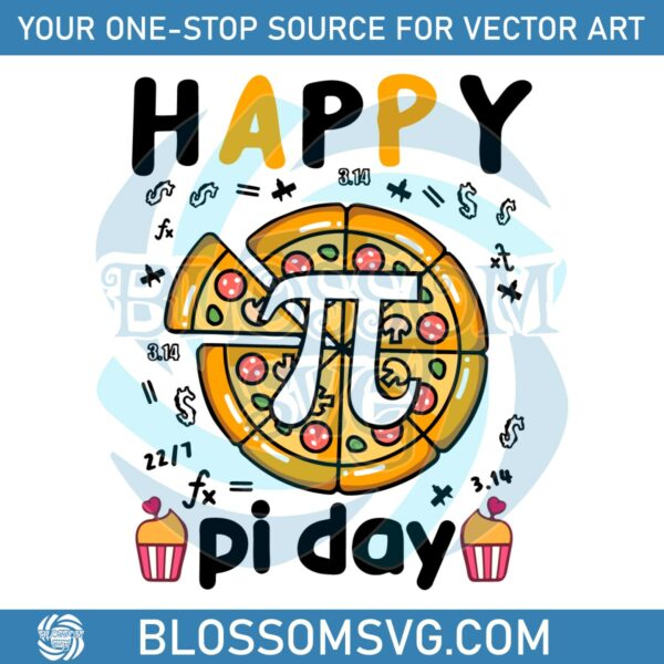 Happy Pi Day Pizza Pie Math Lover SVG