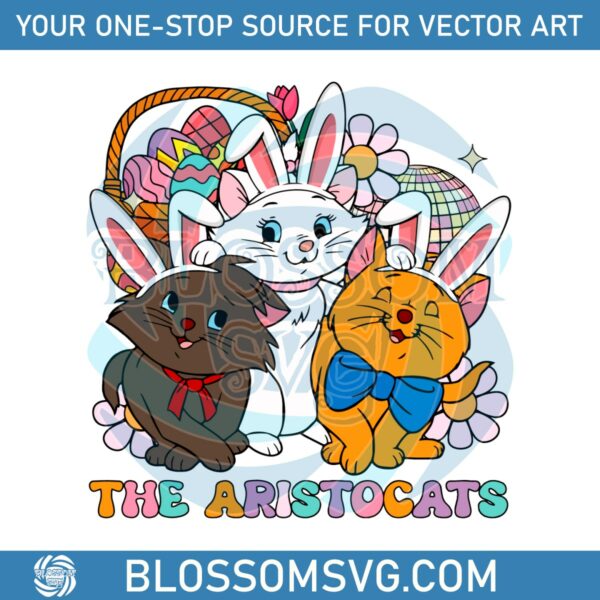 the-aristocats-happy-easter-day-svg