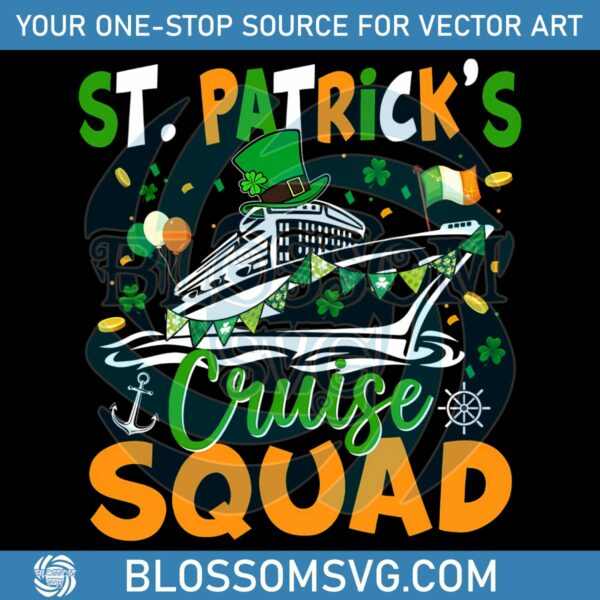 Retro Cruise Squad St Patricks Day PNG
