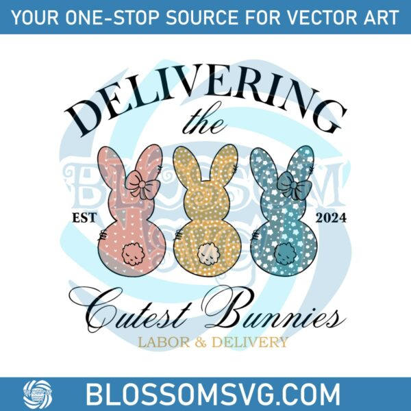 delivering-the-cutest-bunnies-easter-nurse-svg