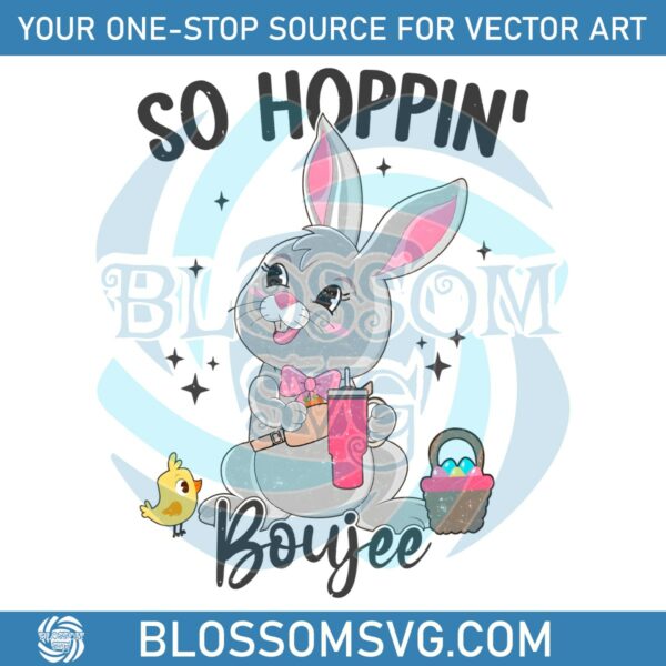 groovy-so-hoppin-boujee-easter-bunny-png