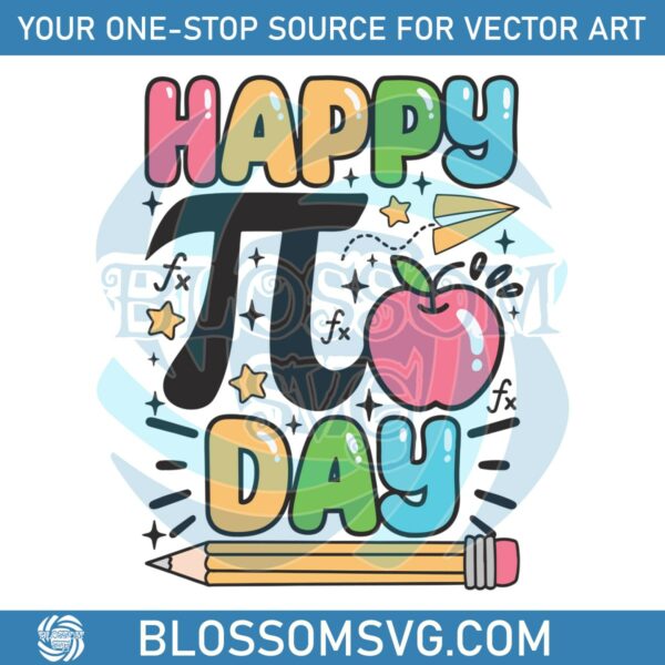 Happy Pi Day Math Teacher Symbol SVG