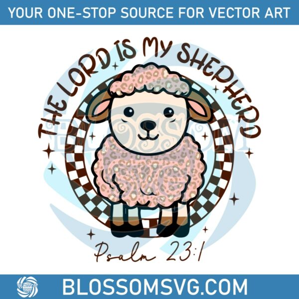 the-lord-is-my-shepherd-easter-christian-svg