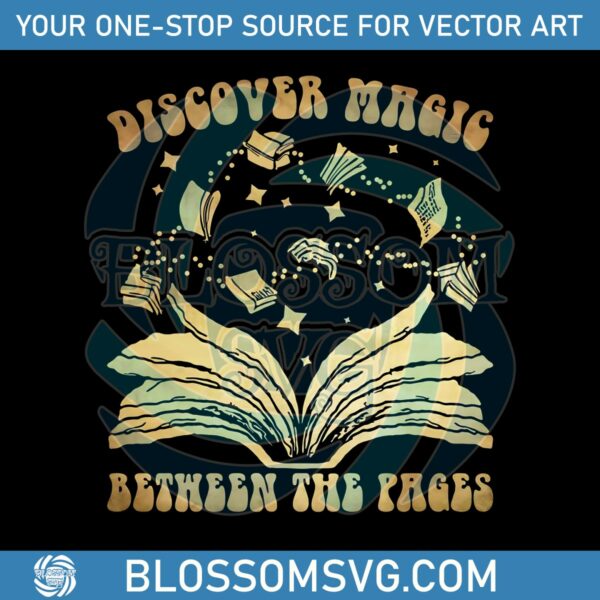 Discover Magic Between The Pages PNG