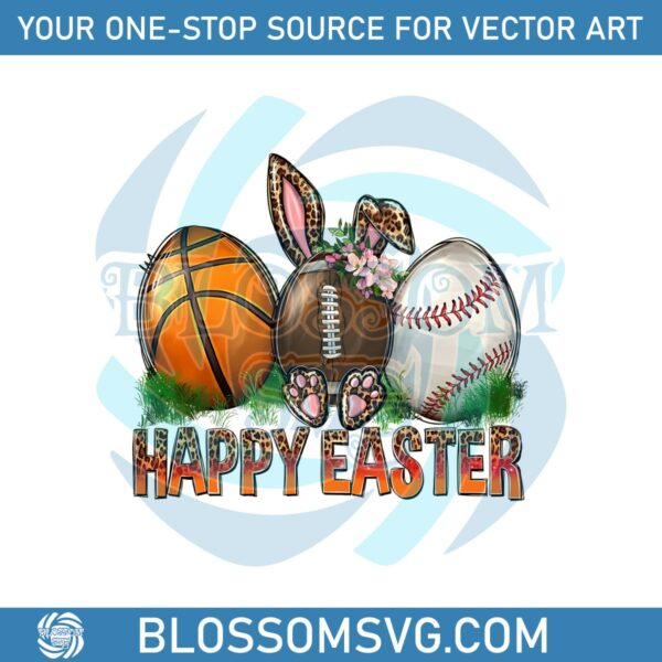 Happy Easter Sport Easter Egg PNG