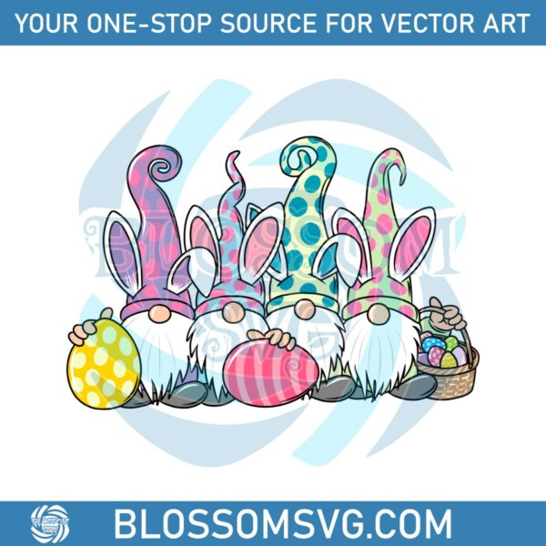easter-gnomes-with-easter-eggs-svg