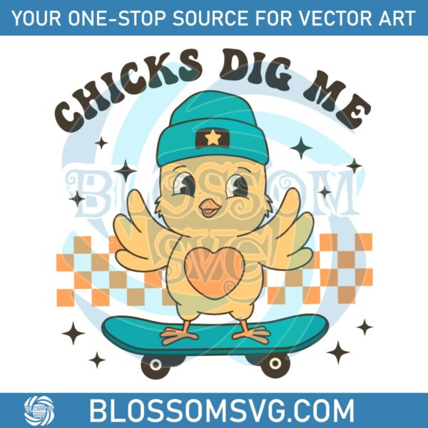 chicks-dig-me-skateboarding-chicken-svg