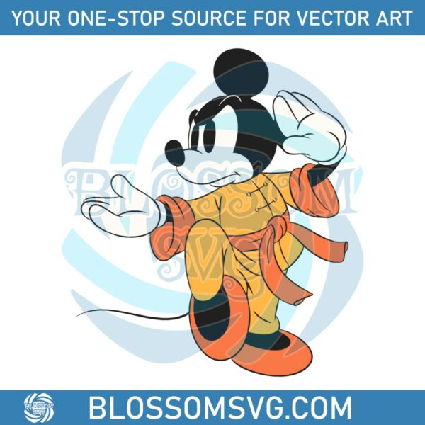 vintage-mickey-kungfu-outfit-svg