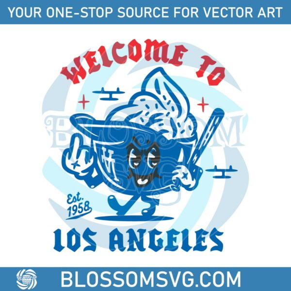 welcome-to-los-angeles-baseball-svg