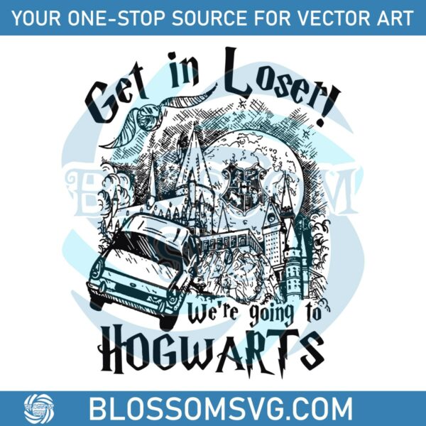 flying-car-get-in-loser-we-are-going-to-hogwarts-svg