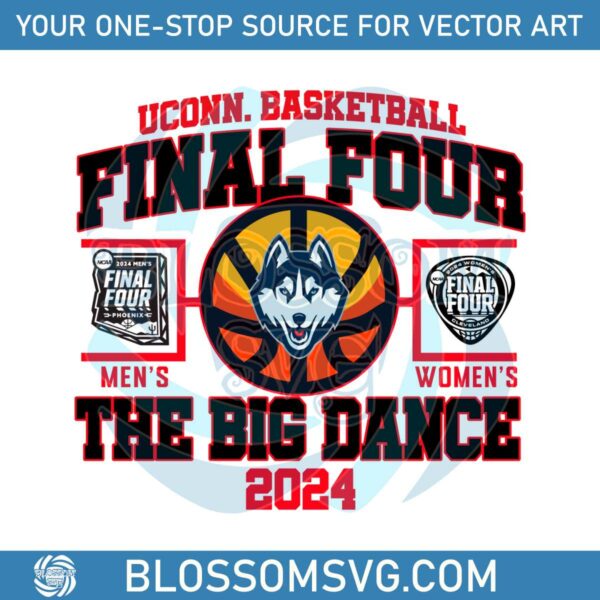 uconn-basketball-final-four-2024-the-big-dance-svg