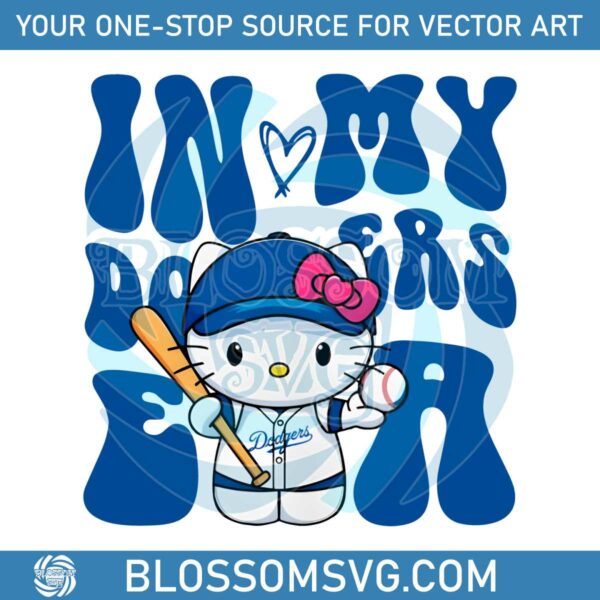 hello-kitty-in-my-dodgers-era-png