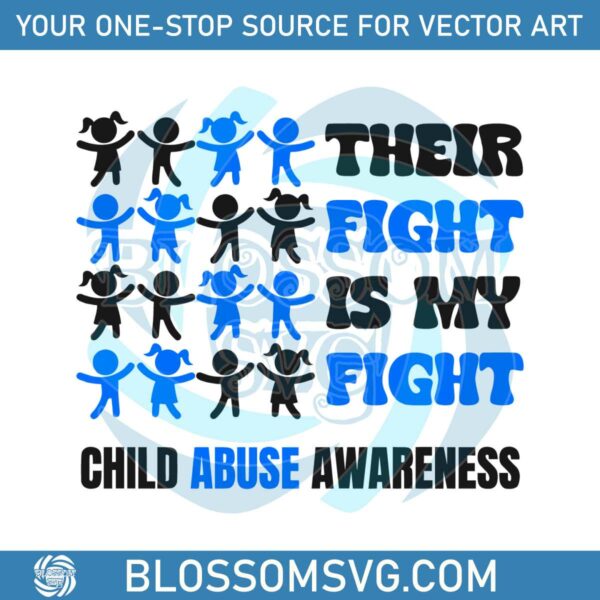 their-fight-is-my-fight-child-abuse-awareness-svg